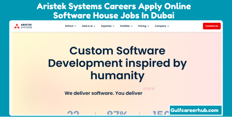 Aristek Systems Careers Apply Online Software House Jobs In Dubai