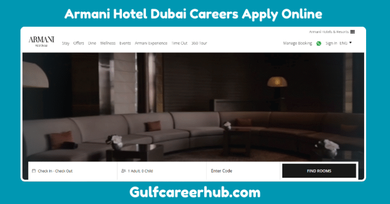 Armani Hotel Dubai Careers Apply Online