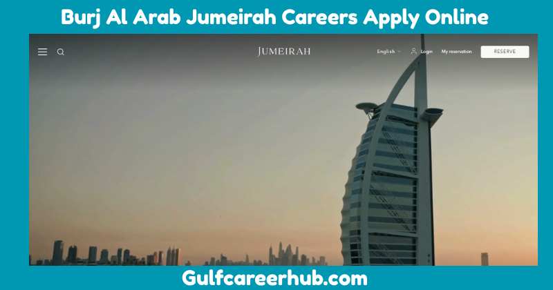Burj Al Arab Jumeirah Careers Apply Online