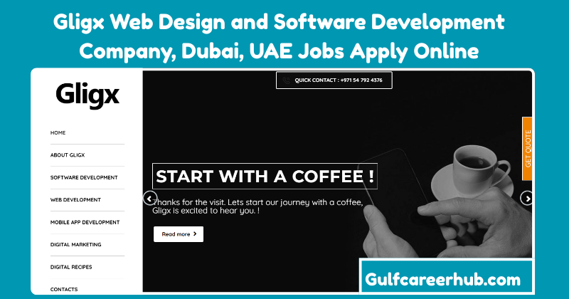 Gligx Web Design and Software Development Company, Dubai, UAE Jobs Apply Online