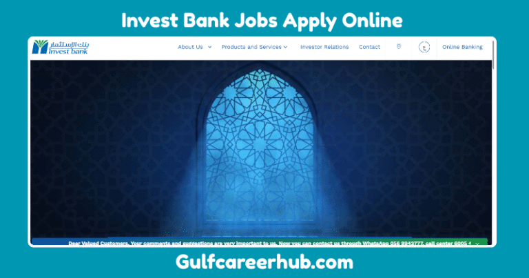 Invest Bank Careers 2025
