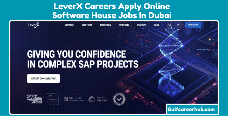 LeverX Careers Apply Online Software House Jobs In Dubai