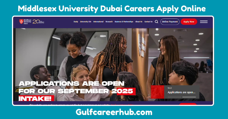 Middlesex University Dubai Careers Apply Online