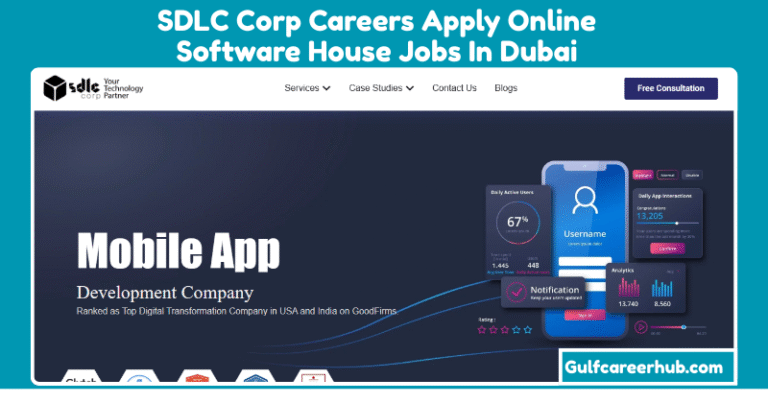 SDLC Corp Careers Apply Online Software House Jobs In Dubai