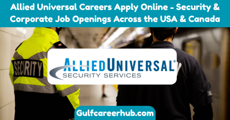 Allied Universal Careers Apply Online - Security & Corporate Job Openings Across the USA & Canada