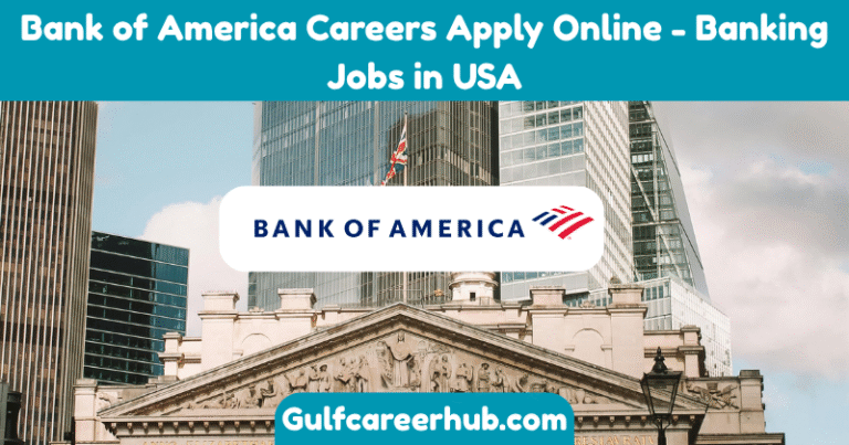 Bank of America Careers Apply Online - Banking Jobs in USA
