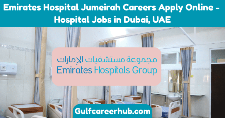 Emirates Hospital Jumeirah Careers Apply Online - Hospital Jobs in Dubai, UAE